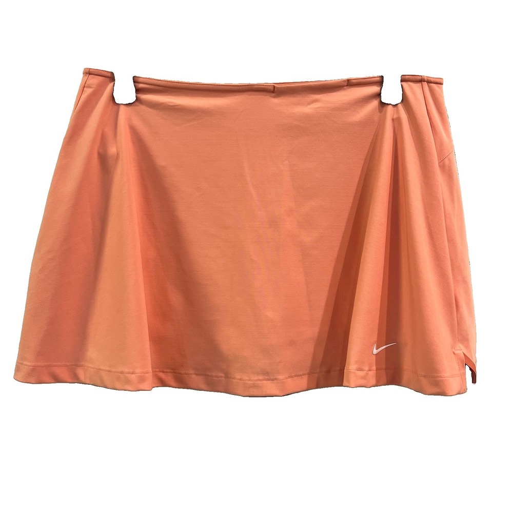 Nike Golf Skort Womens XLarge Dri-FIT Standard Fit FZ6314-844 Peach Sports New!